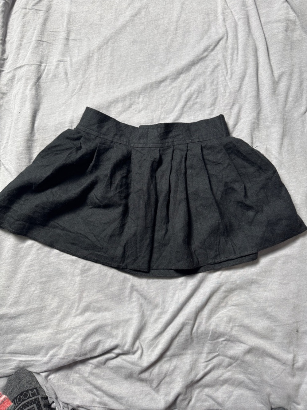 Katie Brookie - Black Pleated Mini Skirt